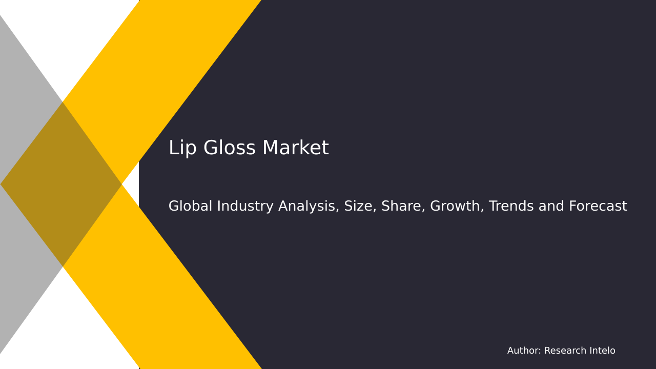 Lip Gloss Market Research Report 2033